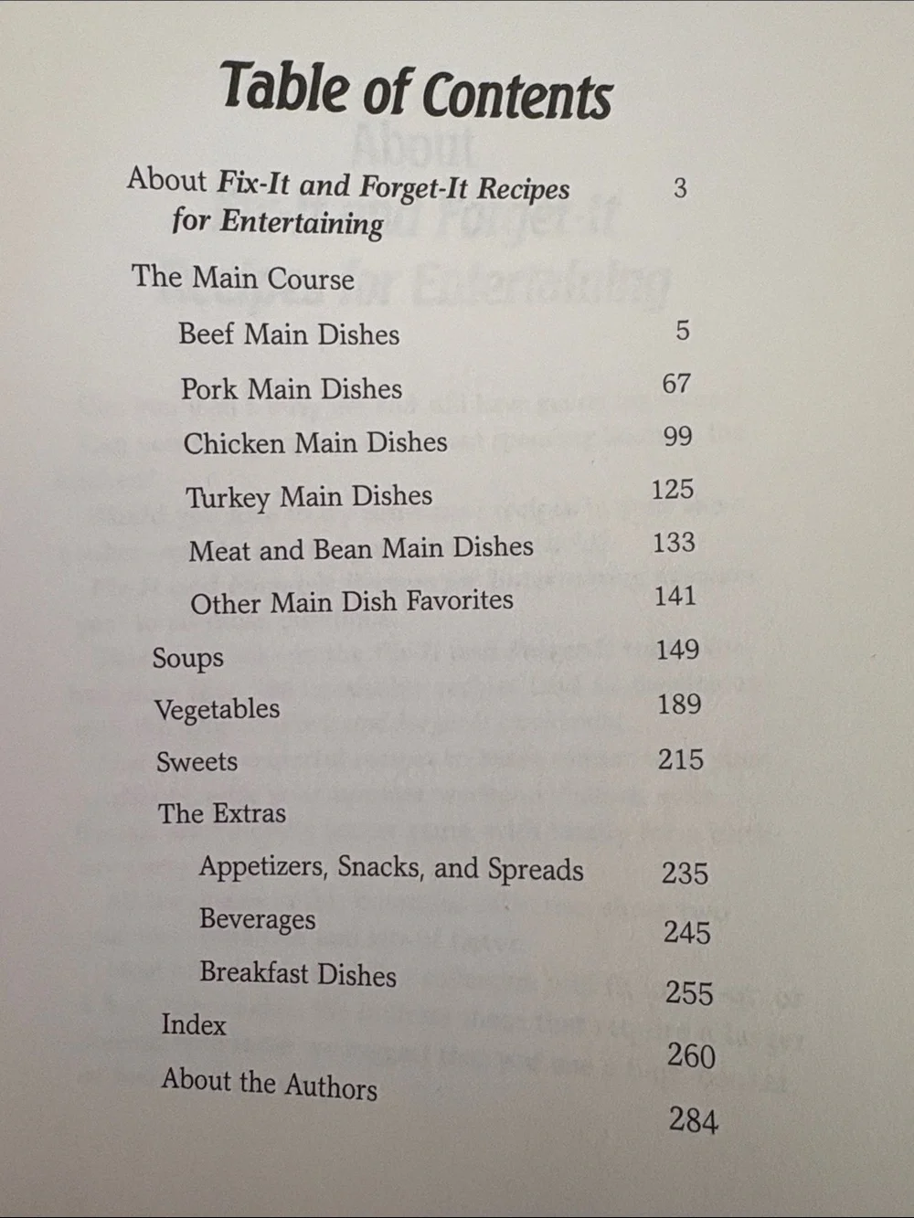 Fix-It and Forget-It Recipes for Entertaining Cookbook - Blue Cover